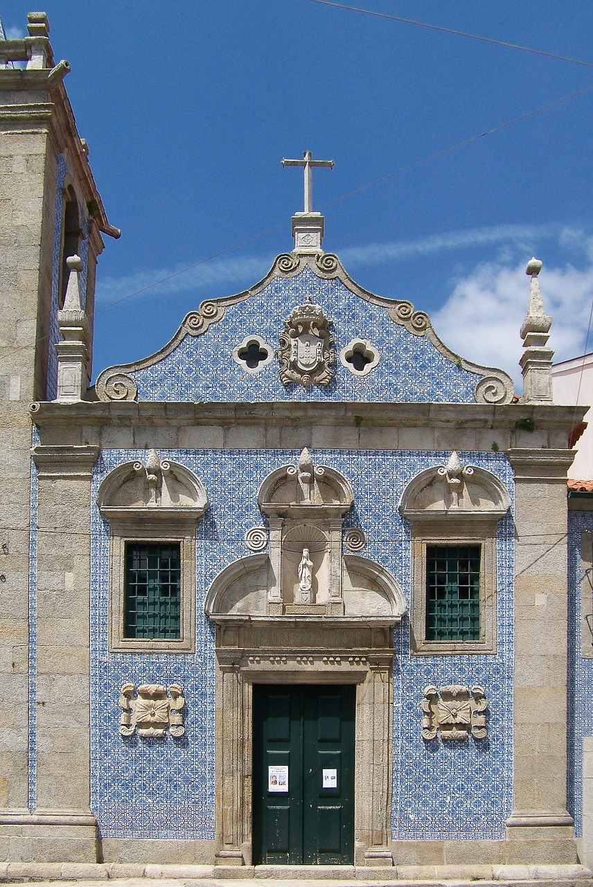 Portugal, Bažnyčia, Azuleros, Fasadas, Keramika, Nemokamos Nuotraukos,  Nemokama Licenzija