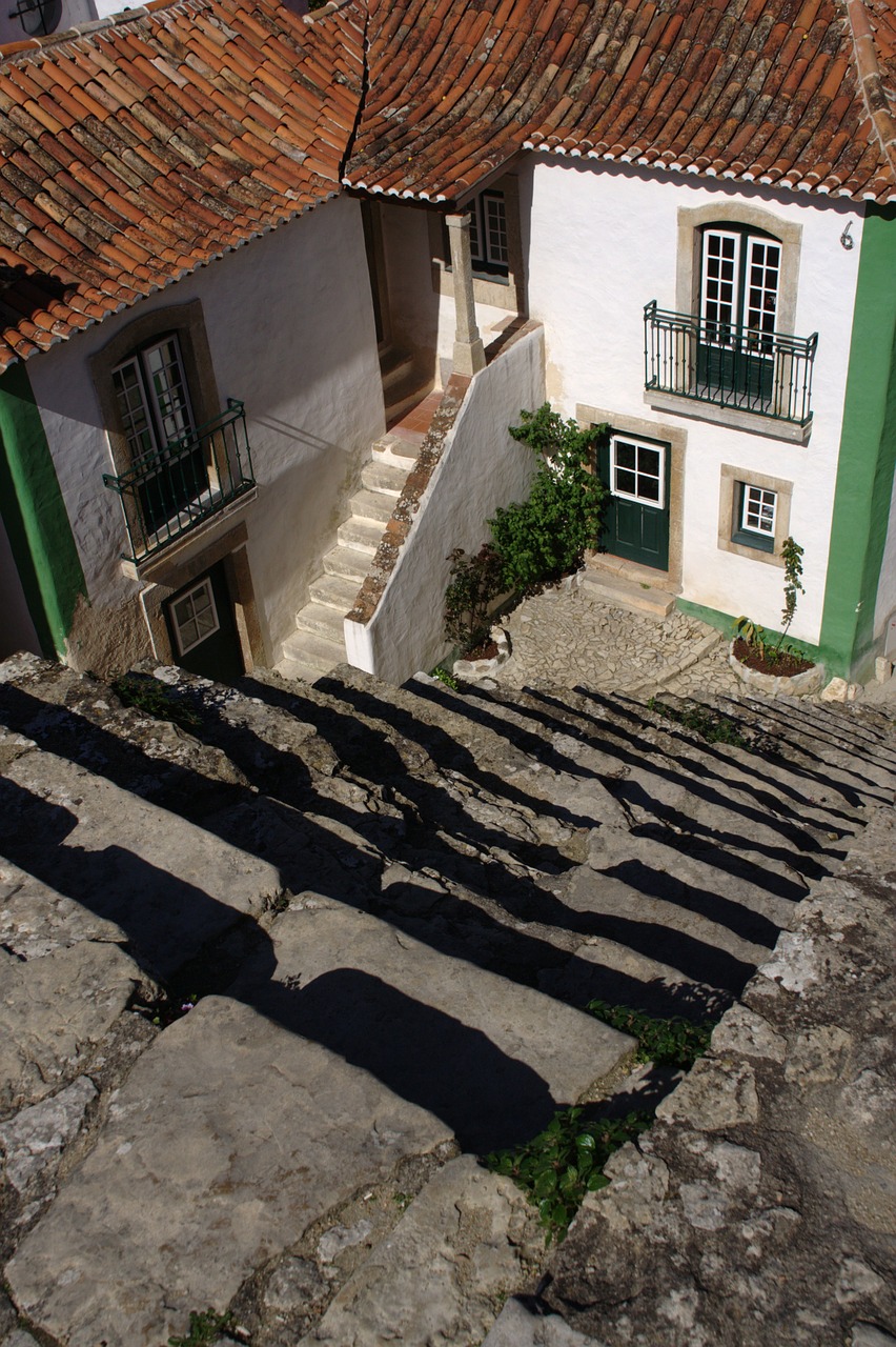 Portugal, Ábidos, Laiptai, Istoriškai, Nemokamos Nuotraukos,  Nemokama Licenzija