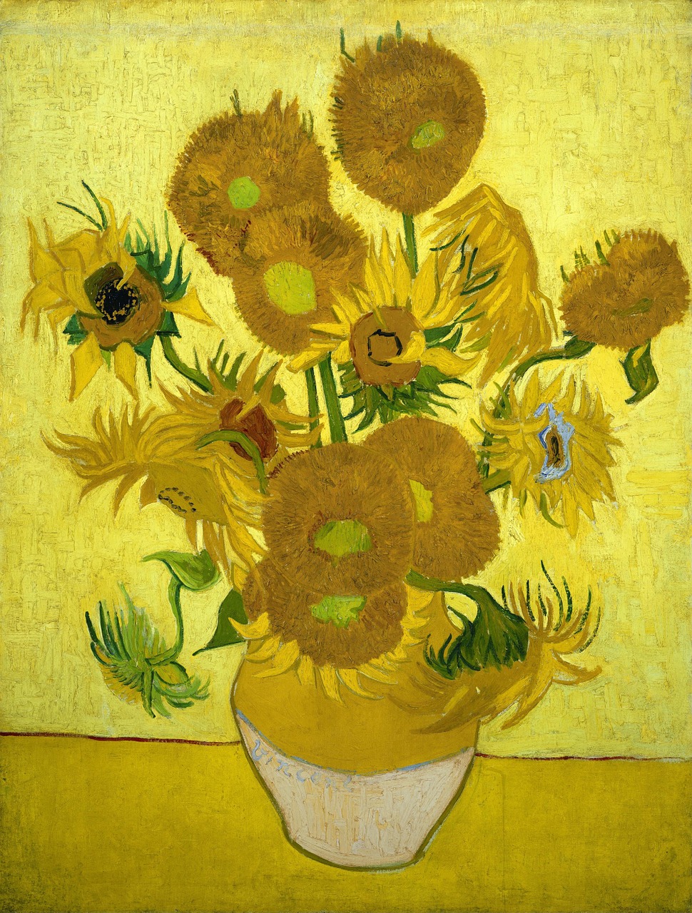 Post-Impresionistas, Post-Impresionizmas, Vaizduojamasis Menas, Olandų, Dailininkas, Spalvinga, Iconic, Gėlės, Gėlių, Natiurmortas