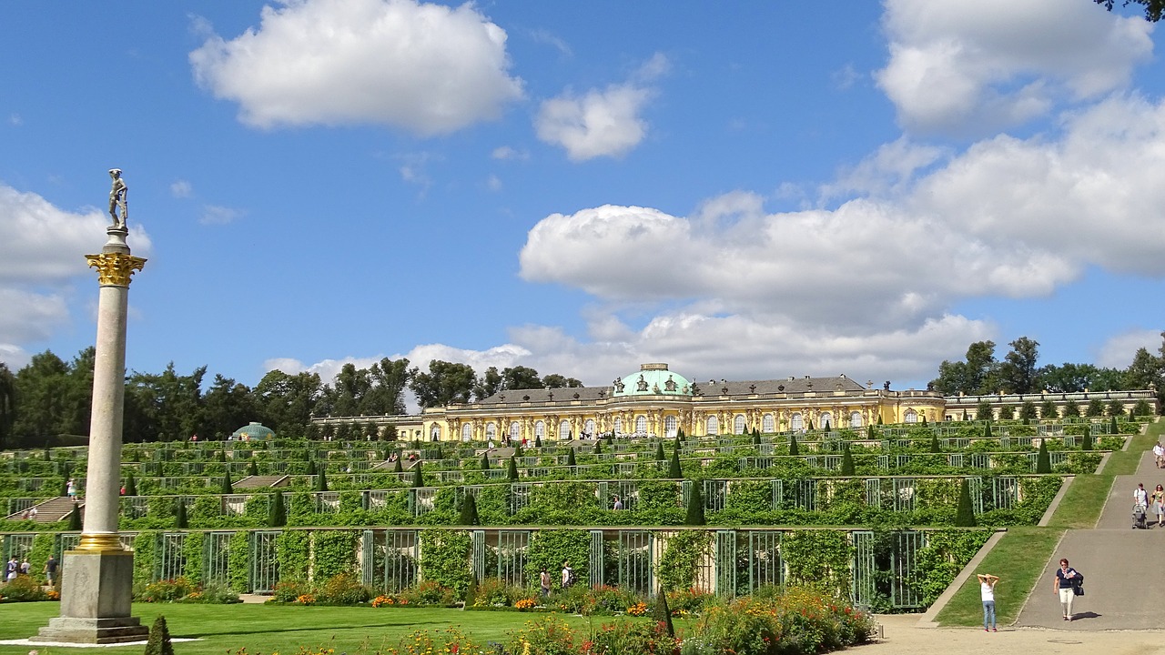 Potsdamas, Pilis, Lankytinos Vietos, Istoriškai, Pastatas, Vokietija, Sanssouci, Architektūra, Įvedimas, Istorija