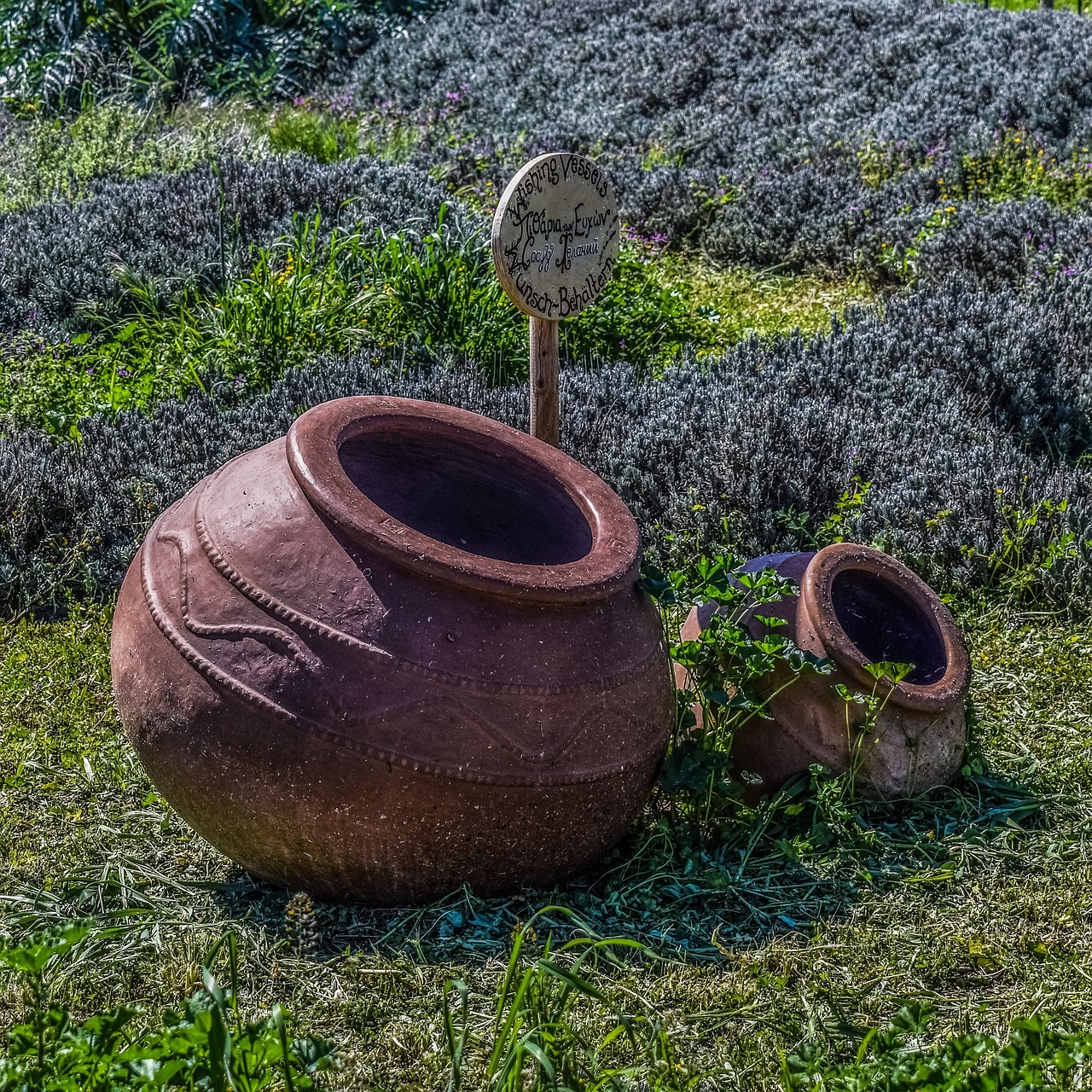 Keramika, Sodas, Apdaila, Sodininkystė, Konteineris, Dekoratyvinis, Rankų Darbo, Botanikos Sodai, Cherbija, Avgorou