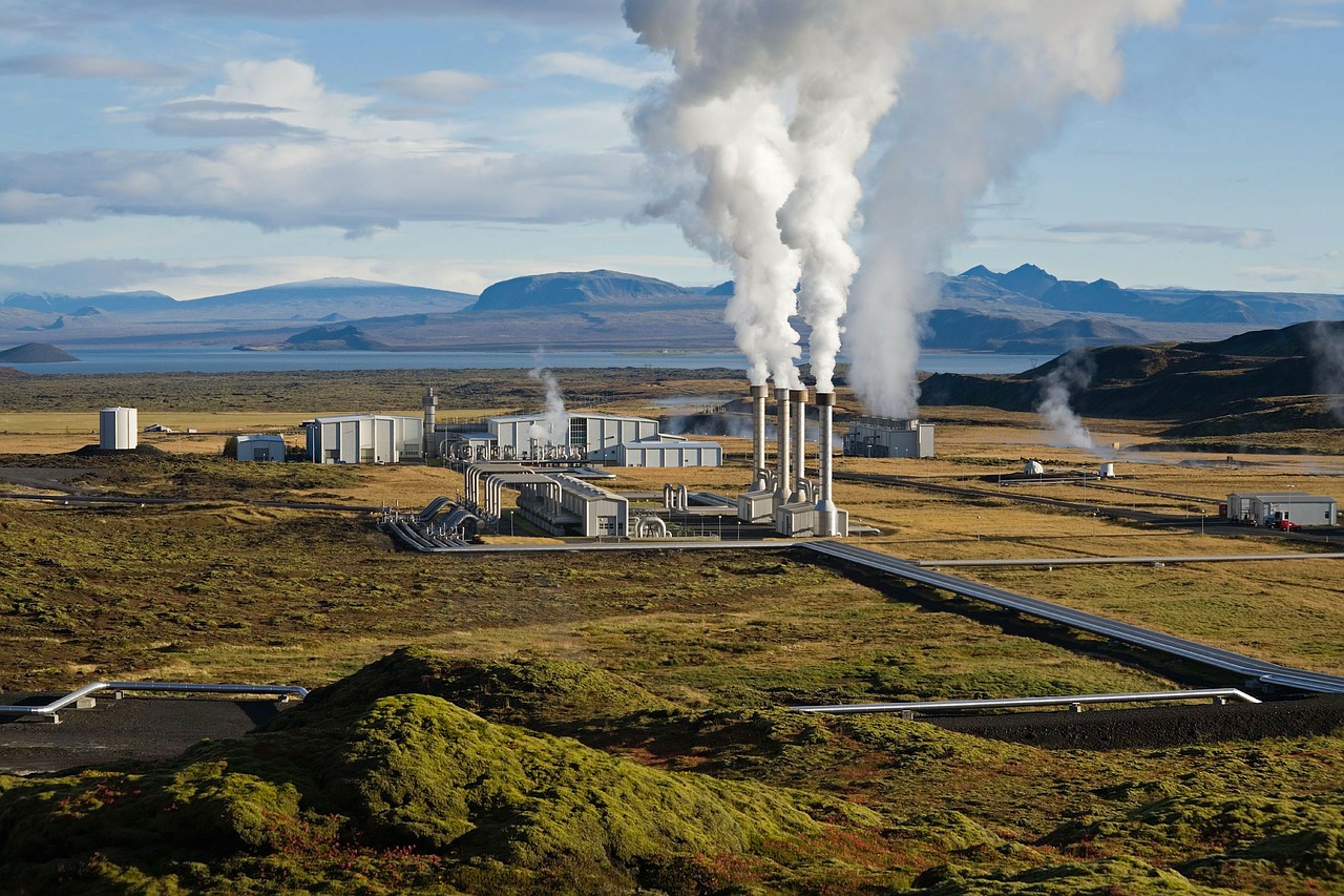 Elektrinė, Geoterminė Energija, Geotermine Energija, Geo Šiluminė Elektrinė, Nesjavellir, Iceland, Garai, Garo Turbinos, Energija, Energijos Gamyba