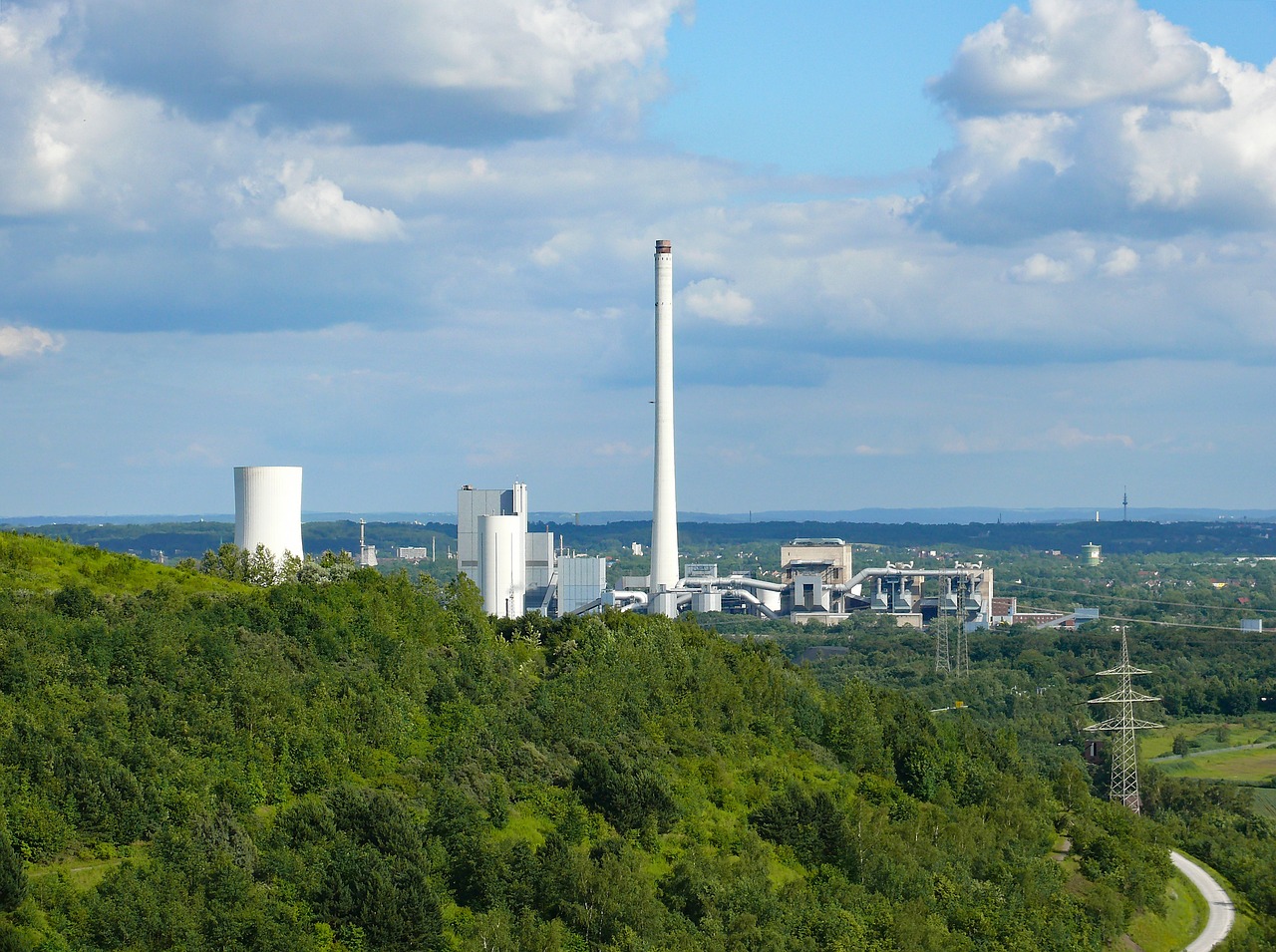 Elektrinės Herne, Herne, Elektrinė, Savivartis, Industrija, Herten, Ruhr Area, Šiaurės Reinas, Vestfalija, Rajonas Recklinghausen