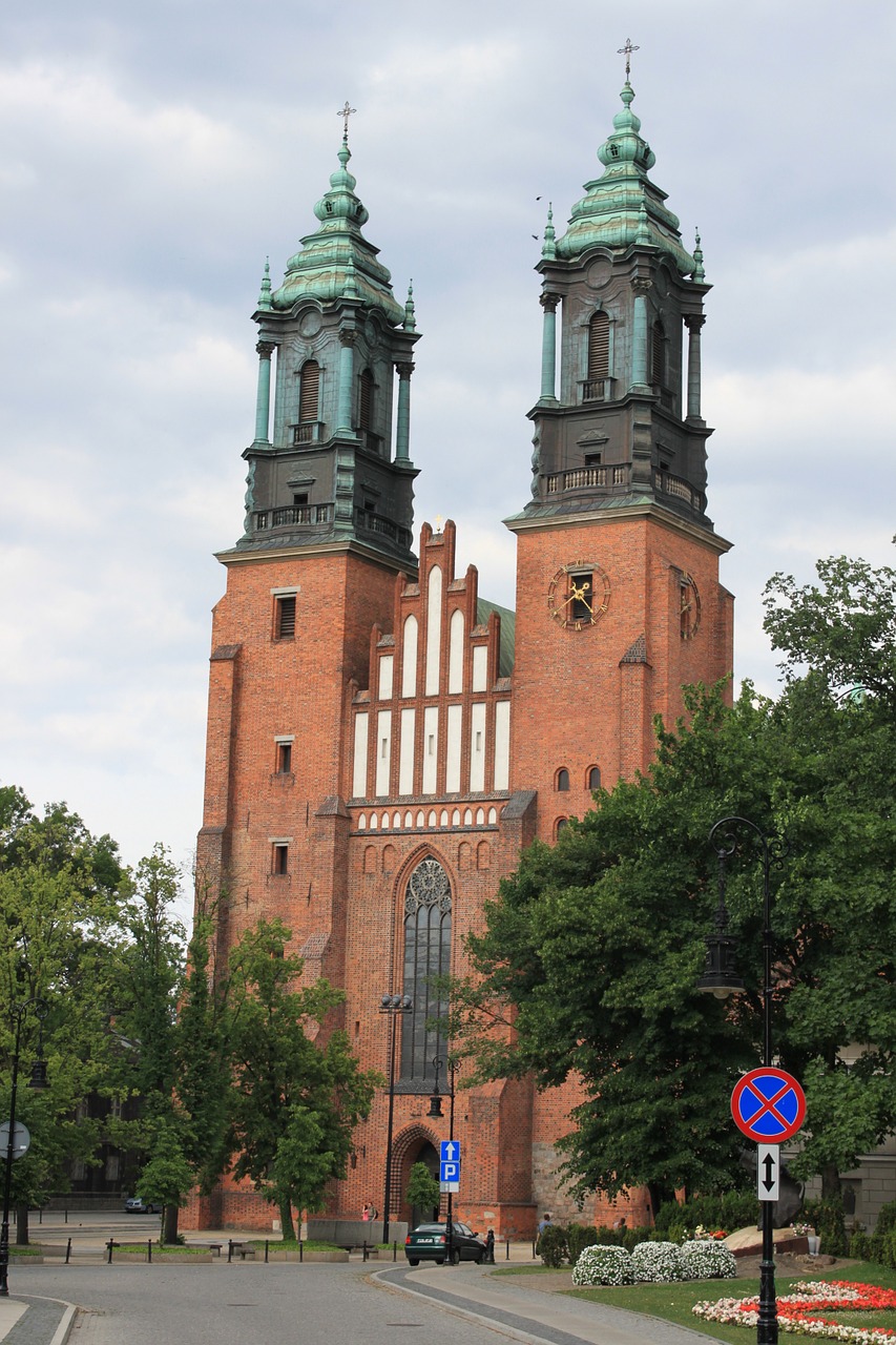 Poznan, Katedra, Bažnyčia, Miestas, Lenkija, Bazilika, Gotika, Paminklas, Paminklai, Krikščionybė