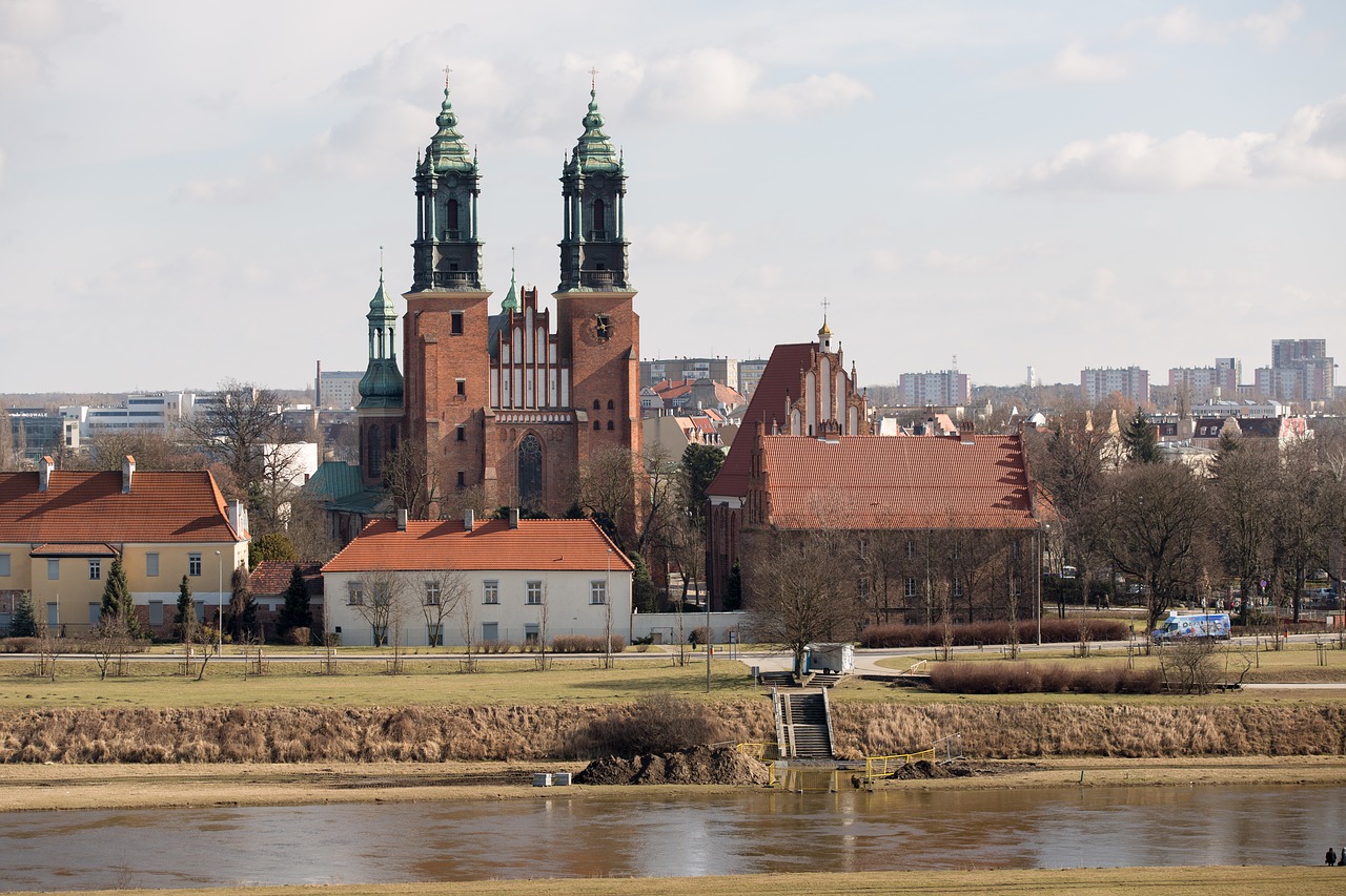 Poznan, Miestas, Katedra, Katedra, Ostrow Tumski, Upė, Lenkija, Vanduo, Wielkopolska, Nemokamos Nuotraukos