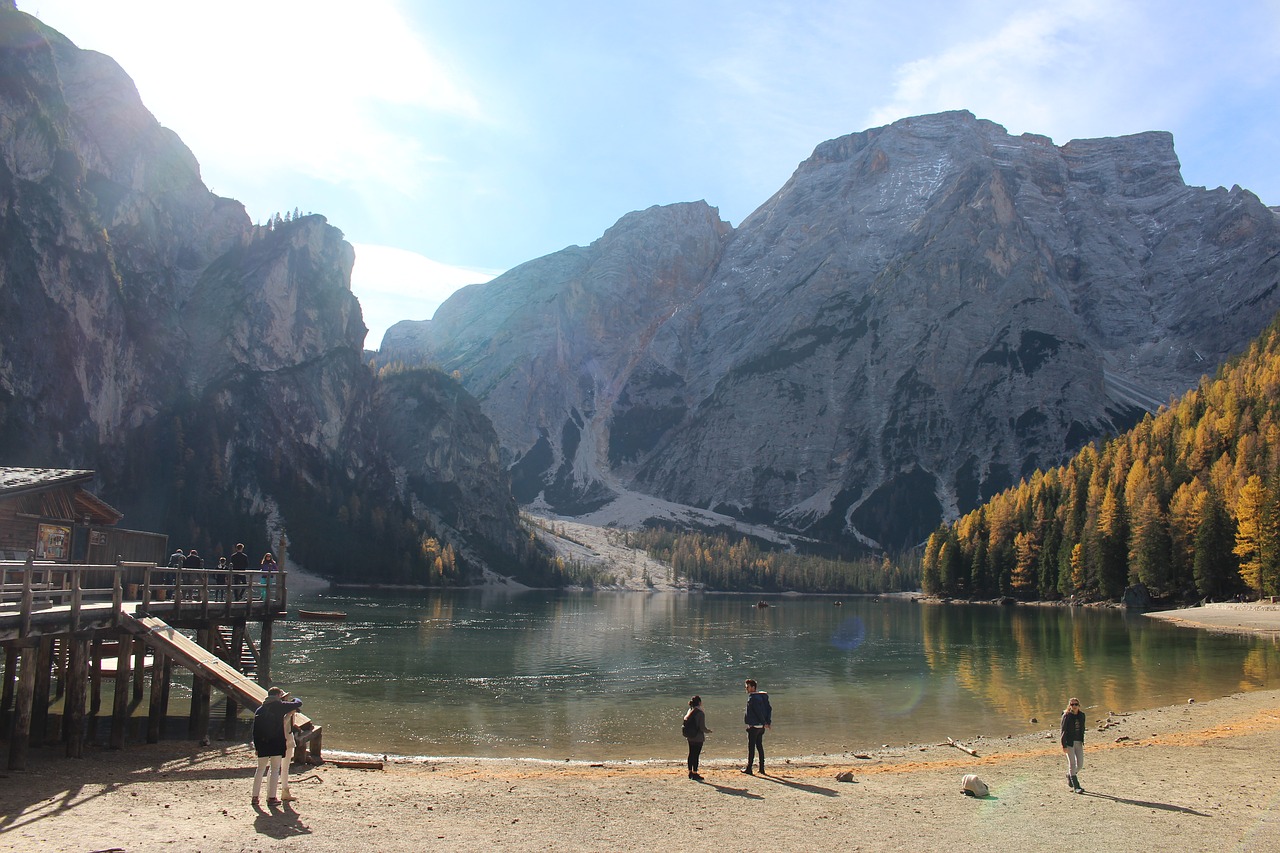 Pragser Wildsee, Prague, South Tyrol, Bergsee, Ežeras, Vandenys, Nemokamos Nuotraukos,  Nemokama Licenzija