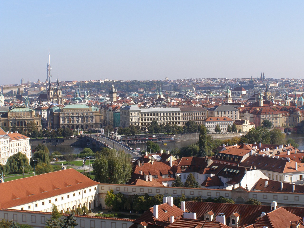 Prague, Panorama, Miestas, Nemokamos Nuotraukos,  Nemokama Licenzija