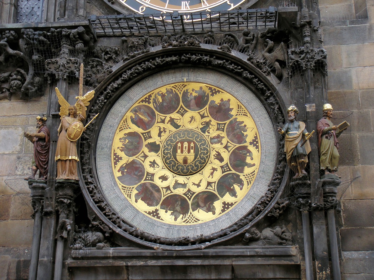 Prague, Laikrodis, Astronominis Laikrodis, Mėnulio Fazes, Astronomija, Laikas, Data, Nemokamos Nuotraukos,  Nemokama Licenzija