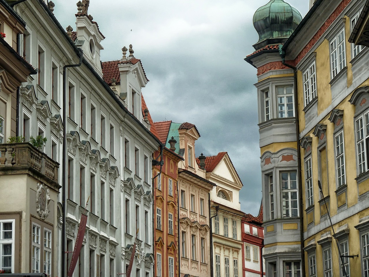Prague, Čekijos Respublika, Miestas, Miestai, Miesto, Pastatai, Panorama, Hdr, Architektūra, Lauke