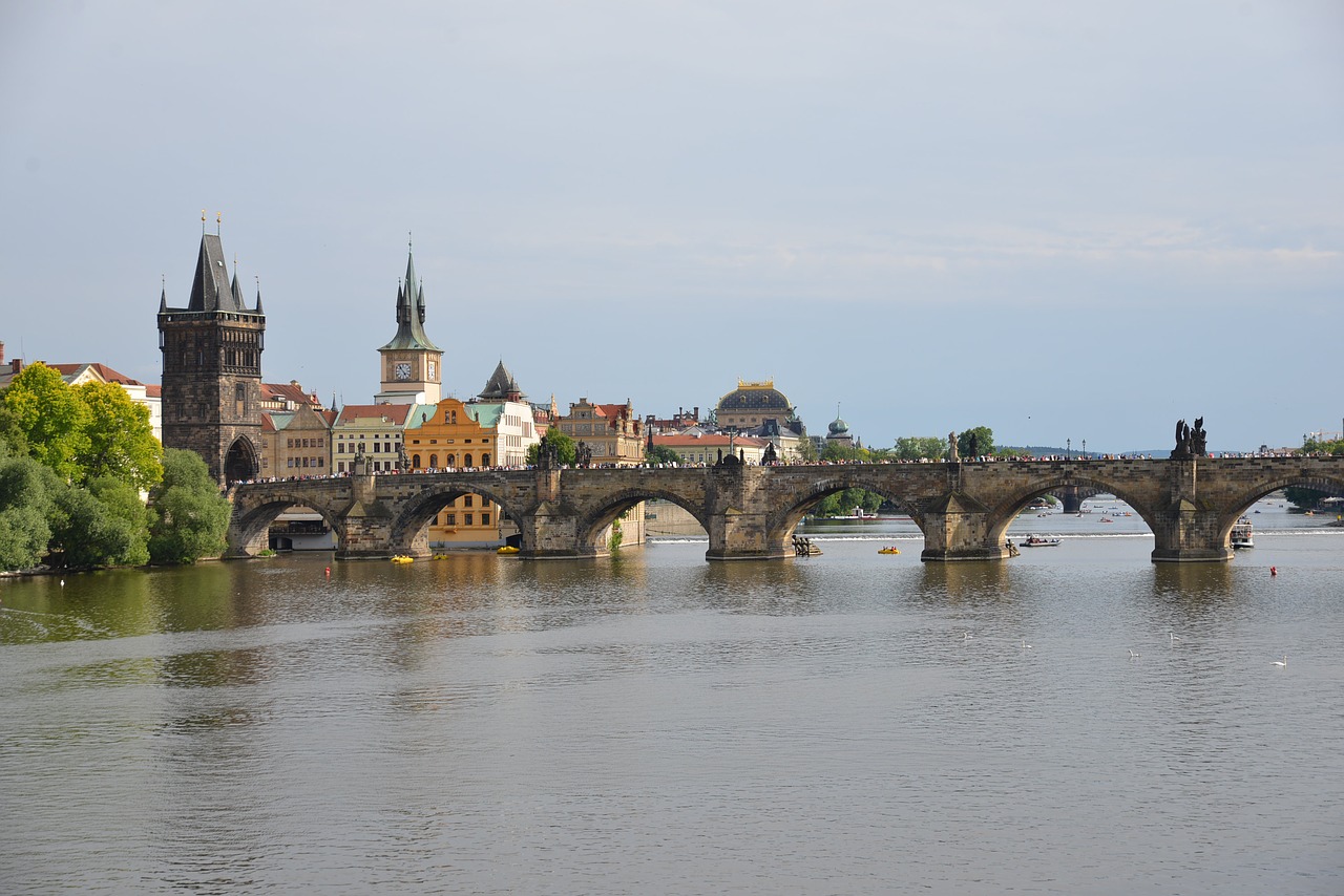 Prague, Karlovy Most, Charles Tiltas, Nemokamos Nuotraukos,  Nemokama Licenzija