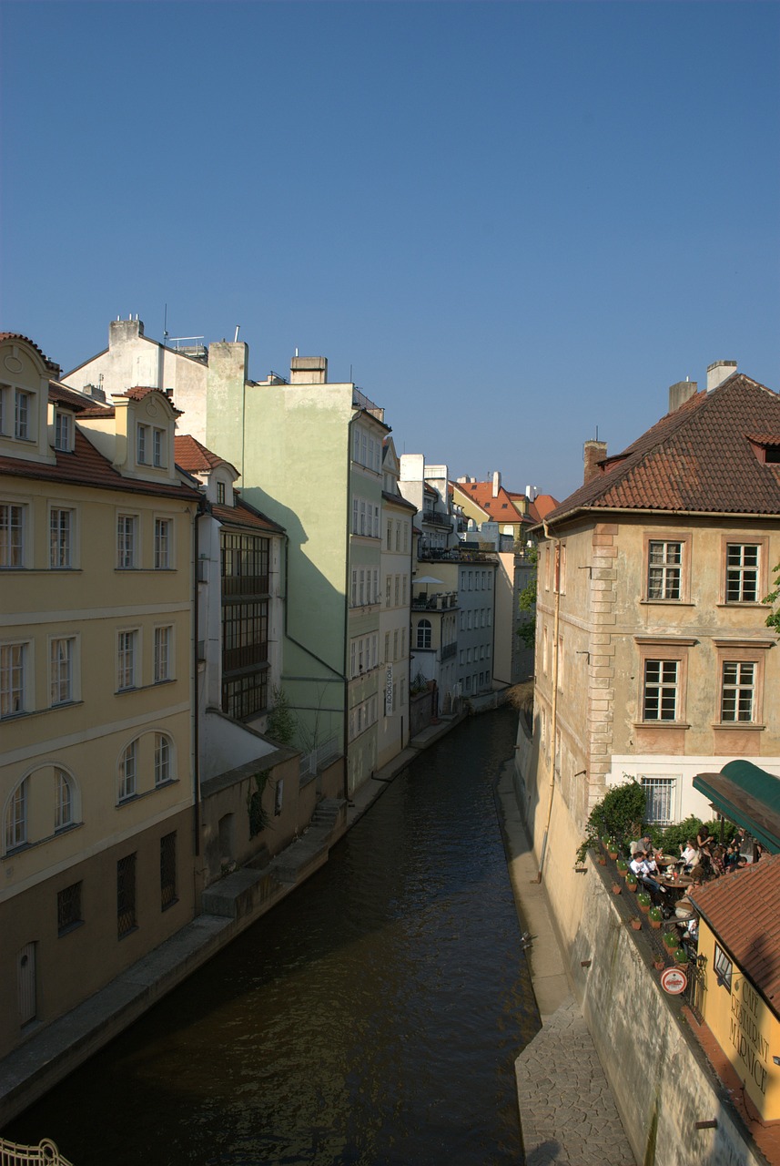 Prague, Čekijos Respublika, Miesto, Pastatai, Architektūra, Miestas, Kanalas, Upė, Vanduo, Kelionė