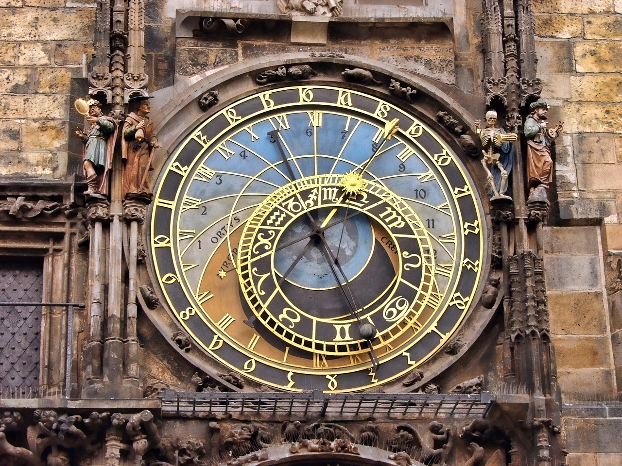 Prague, Laikrodis, Astrologinis, Čekų, Istorinis, Žinomas, Simbolis, Nemokamos Nuotraukos,  Nemokama Licenzija