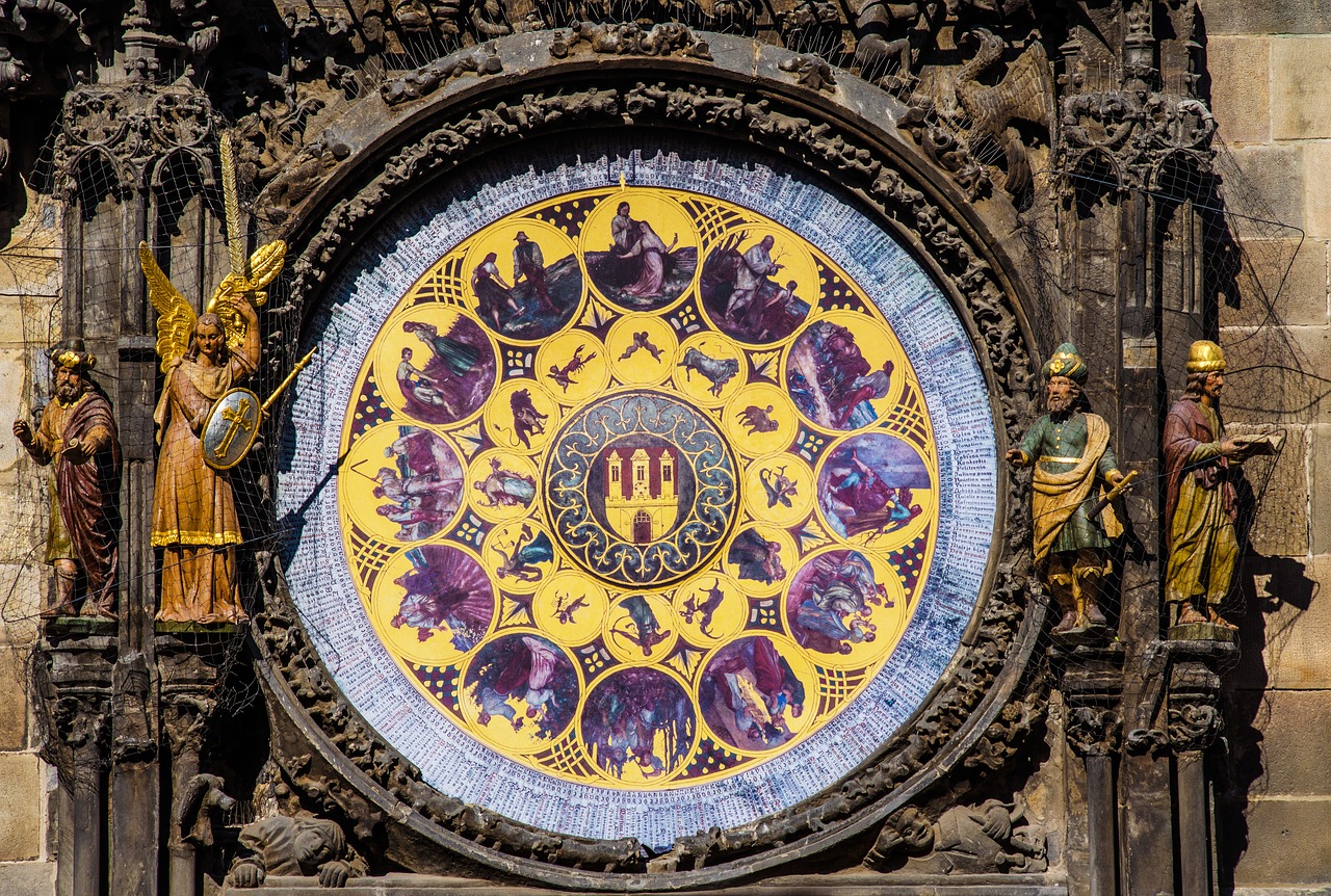 Prague, Laikrodis, Astronominis Laikrodis, Senamiestis, Čekijos Respublika, Miesto Rotušė, Istoriškai, Kapitalas, Mėnulio Fazes, Astronominis