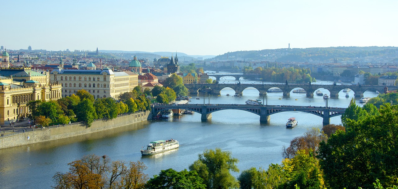 Prague, Moldova, Tiltai, Manes Bridge, Charles Tiltas, Čekijos Respublika, Architektūra, Miestas, Praha, Istoriškai