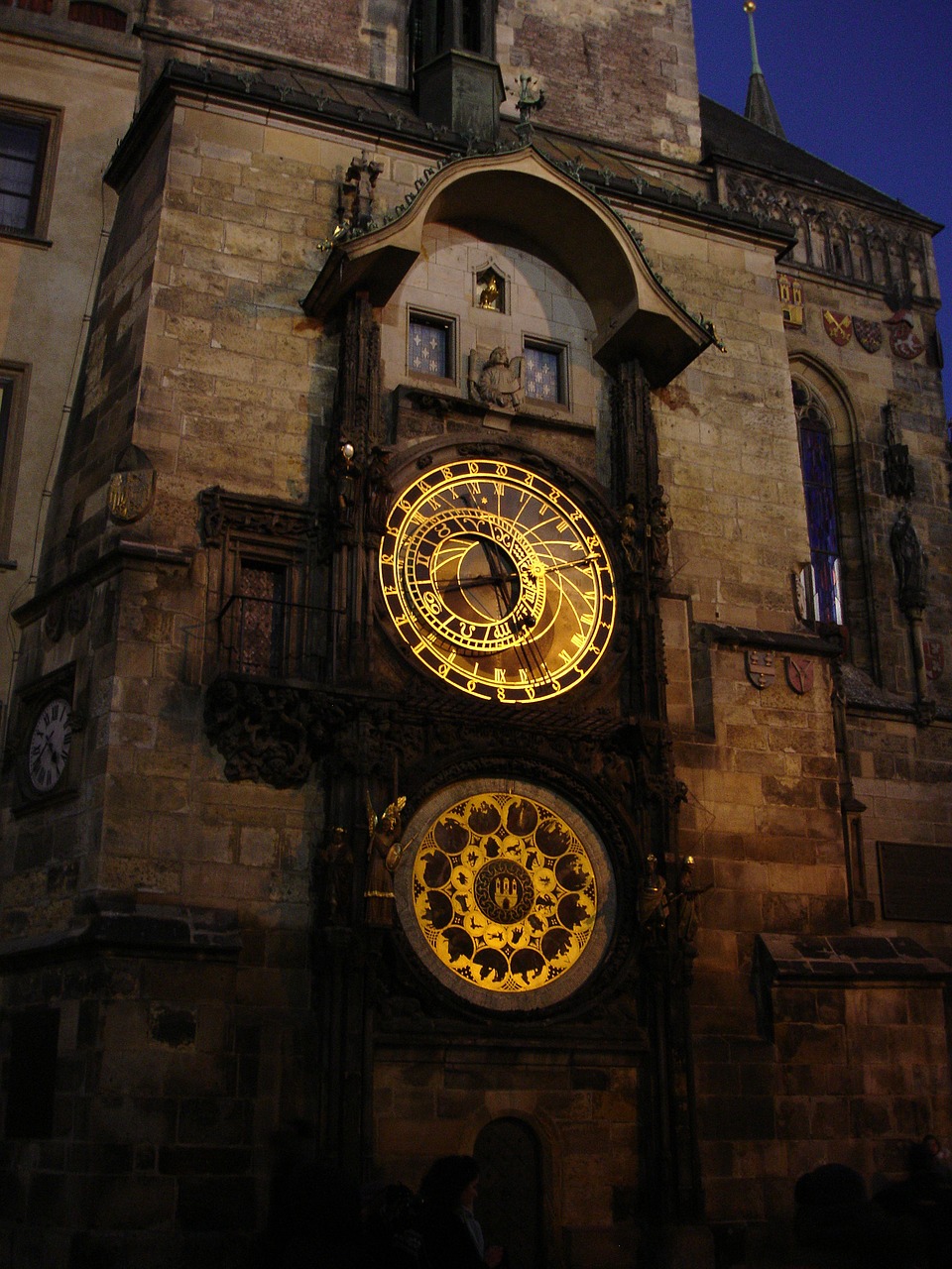 Prague, Astronominis Laikrodis, Naktis, Senoji Miesto Rotušė, Laikrodis, Nemokamos Nuotraukos,  Nemokama Licenzija