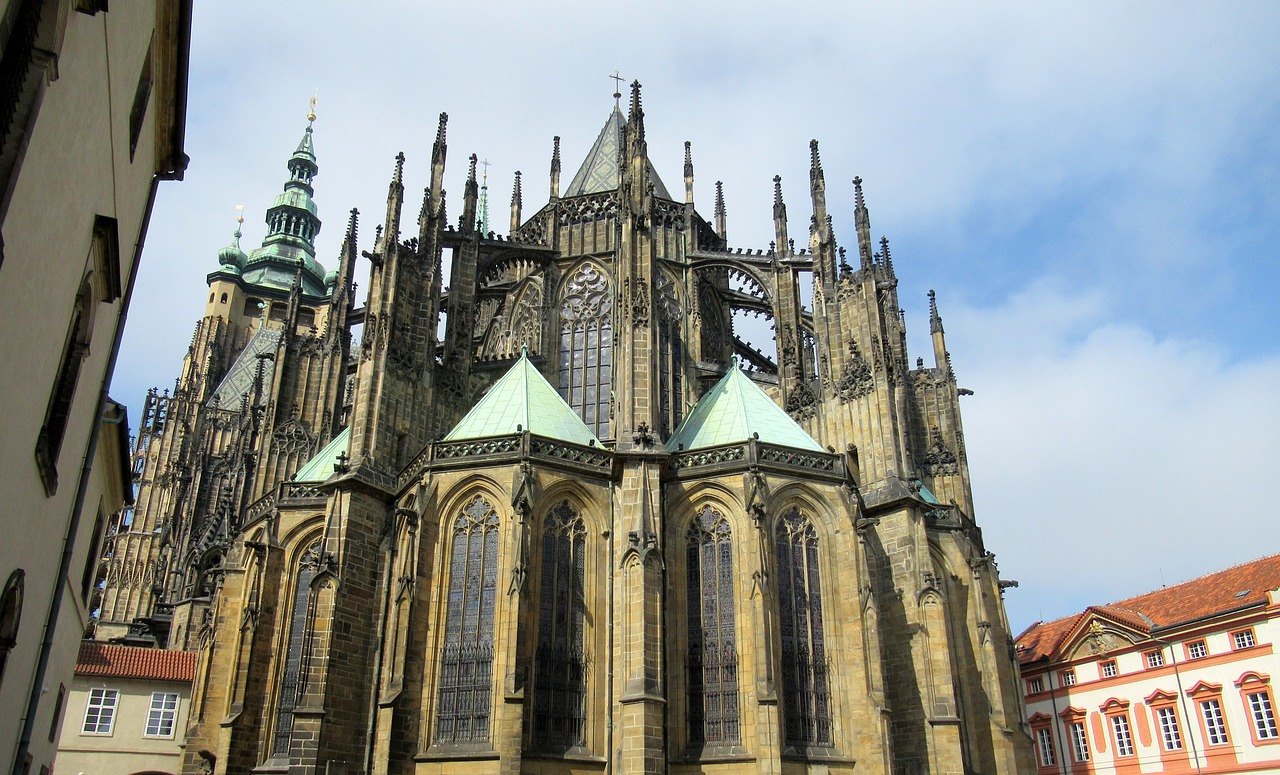 Prague, St Vitus Katedra, Bokštai, Nemokamos Nuotraukos,  Nemokama Licenzija