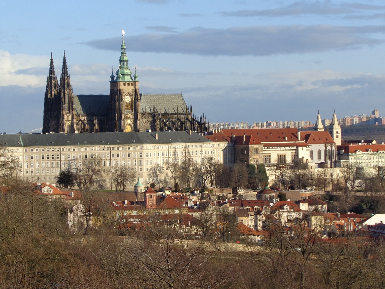 Prague, Panorama, Pilis, Nemokamos Nuotraukos,  Nemokama Licenzija