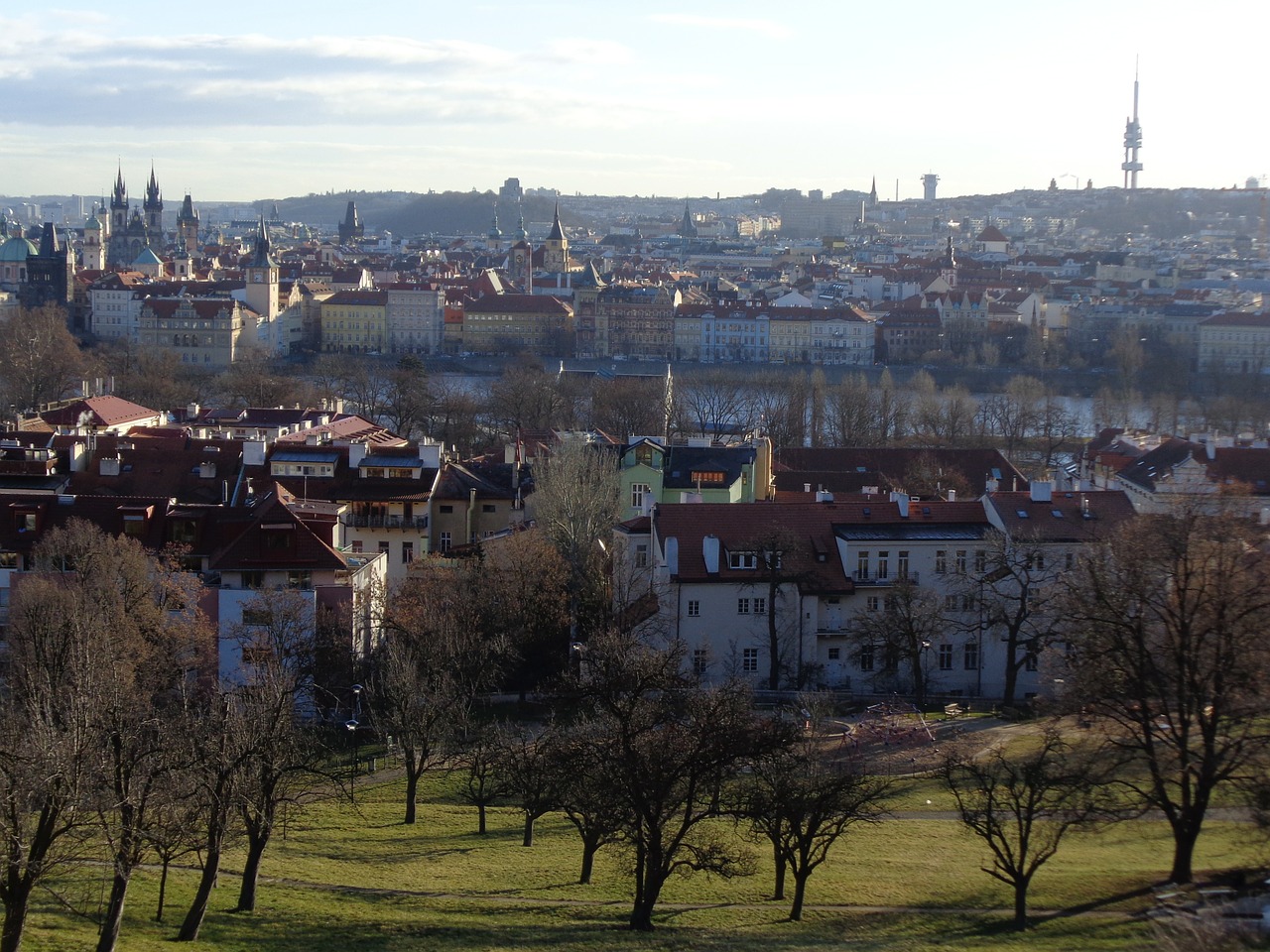 Prague, Panorama, Senamiestis, Nemokamos Nuotraukos,  Nemokama Licenzija