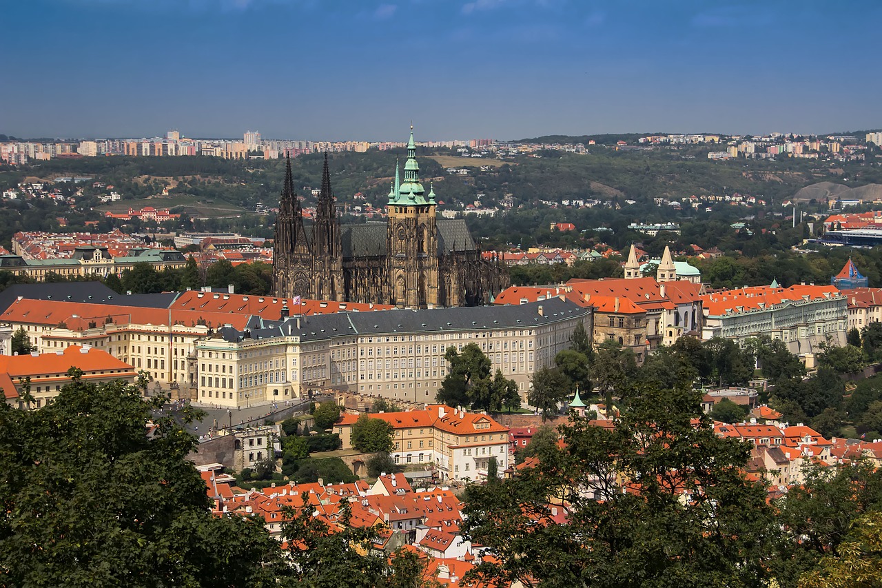Praha,  Čekų,  Hradcany,  Peržiūrėti,  Pilis,  Katedra, Nemokamos Nuotraukos,  Nemokama Licenzija