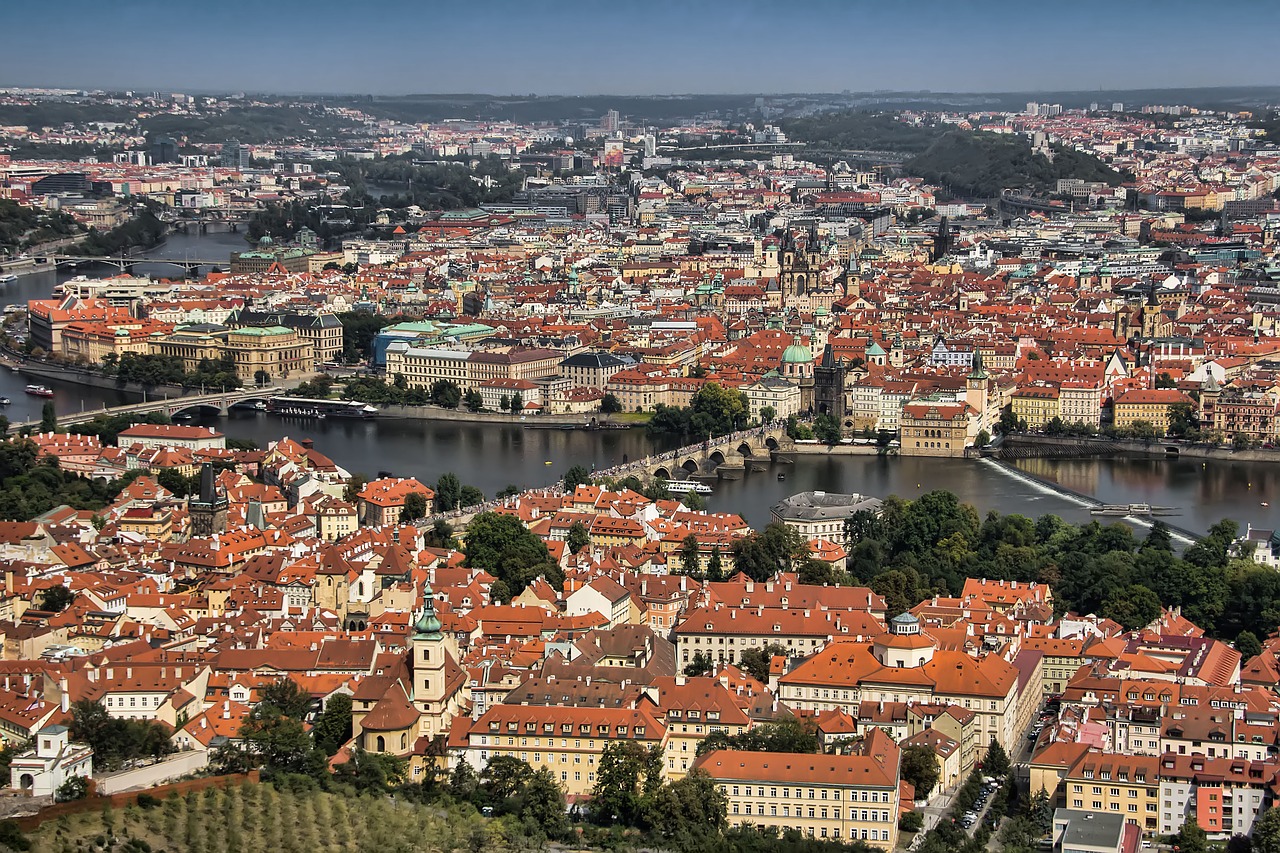 Praha,  Čekų,  Hradcany,  Peržiūrėti,  Pilis,  Katedra,  Vltava,  Tiltas, Nemokamos Nuotraukos,  Nemokama Licenzija