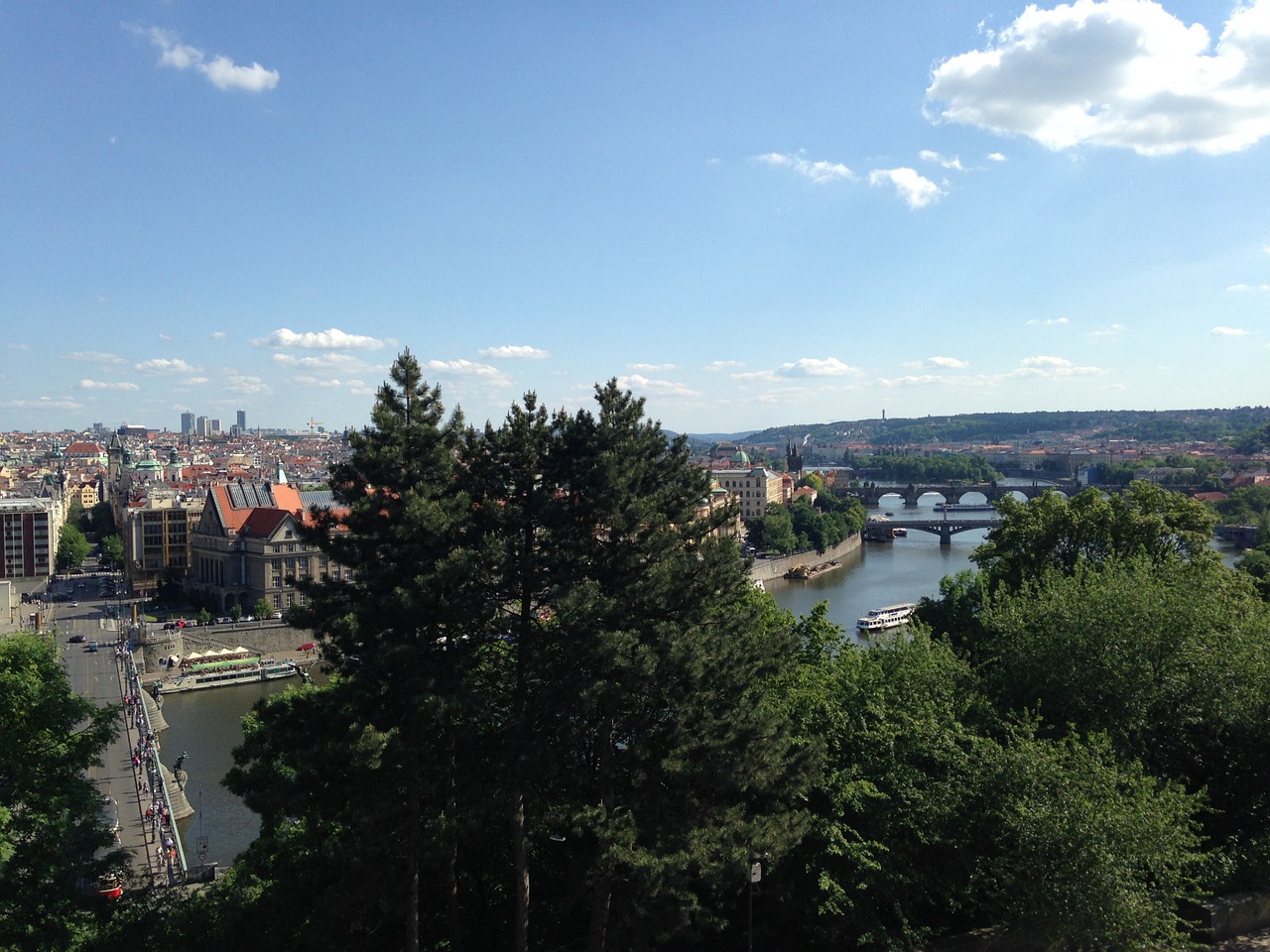 Prague, Tiltai, Vltava, Upė, Nemokamos Nuotraukos,  Nemokama Licenzija