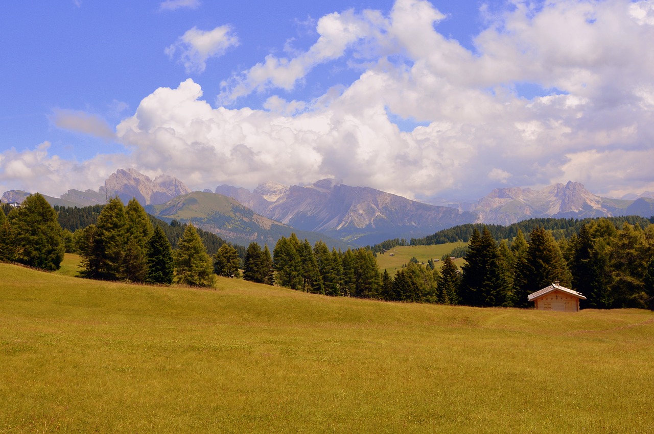 Prato, Dolomitai, Kalnas, Kraštovaizdis, Dangus, Debesys, Žalias, Alm, Nemokamos Nuotraukos,  Nemokama Licenzija