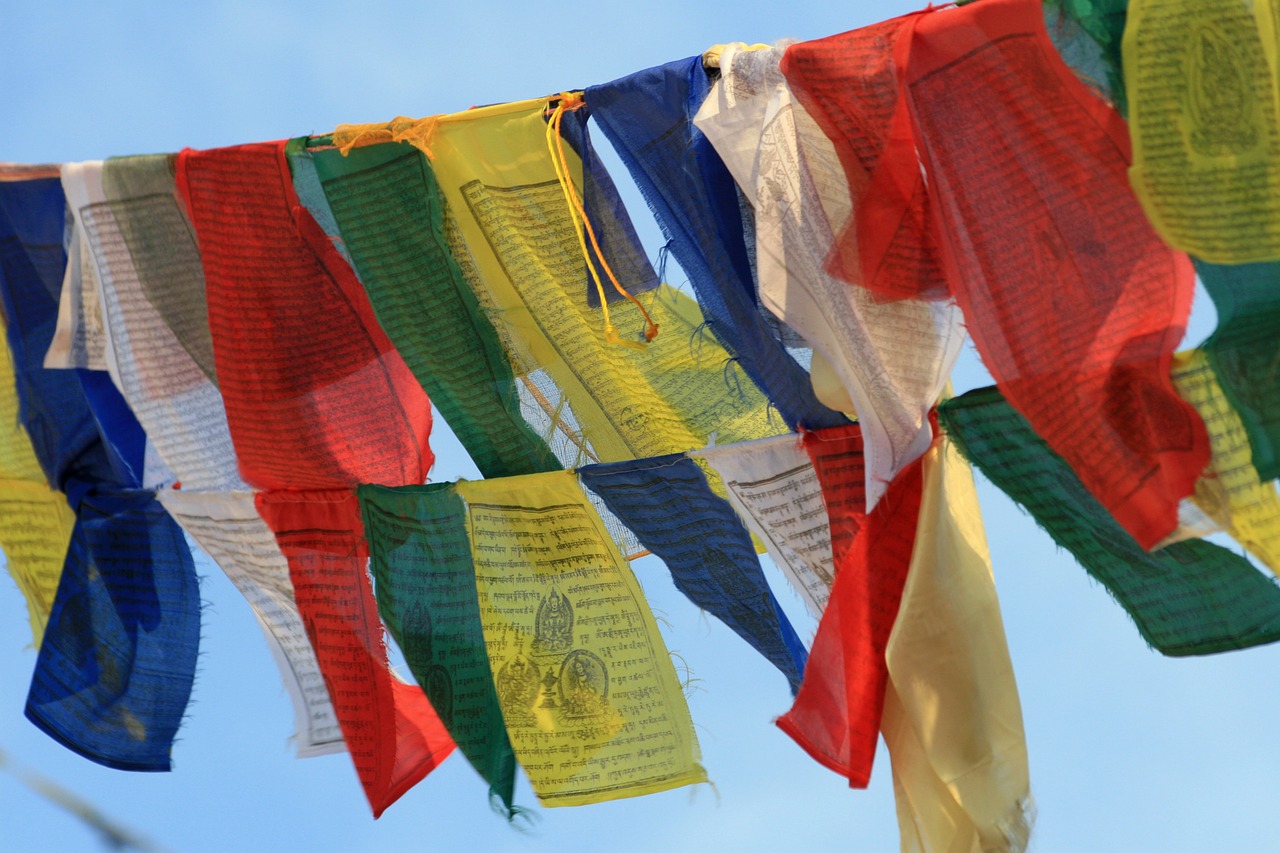 Maldos Vėliavos, Budizmas, Nepalas, Katmandu, Tikėjimas, Nemokamos Nuotraukos,  Nemokama Licenzija