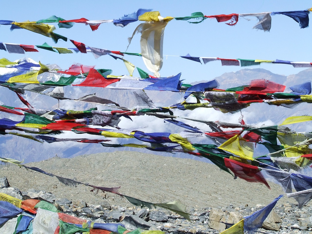 Maldos Vėliavos, Himalajiečių, Nepalas, Nemokamos Nuotraukos,  Nemokama Licenzija