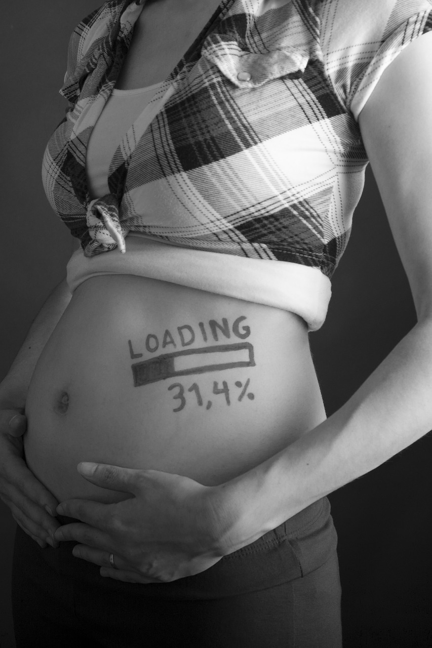 Nėščia, Moteris, Gimdymas, Kūdikis, Kūdikio Pilvas, Nėštumas, Žmogus, S W, Nemokamos Nuotraukos,  Nemokama Licenzija