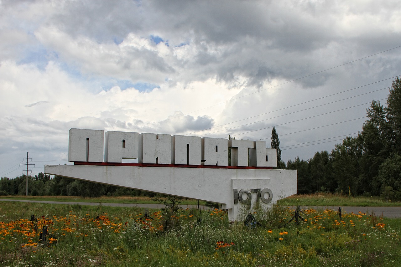 Pripyat, Ukraina, Ženklas, Kelio Ženklas, Nemokamos Nuotraukos,  Nemokama Licenzija