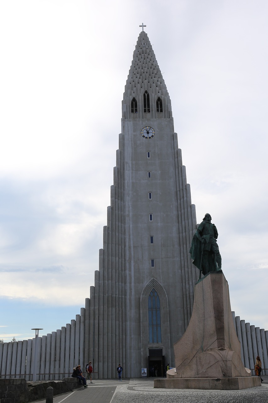 Protestantiška Bažnyčia, Miesto Centras, Reikjavikas, Iceland, Paminklas, Nemokamos Nuotraukos,  Nemokama Licenzija