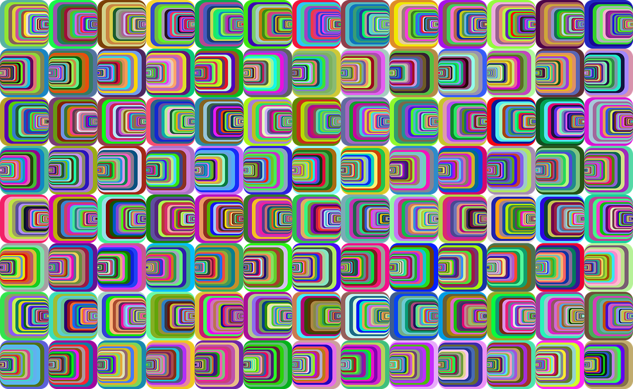 Psichodelinis, 70-Tieji Metai, 1970-Tieji Metai, Abstraktus, Geometrinis, Line Art, Spalvinga, Prizminis, Chromatinis, Vaivorykštė