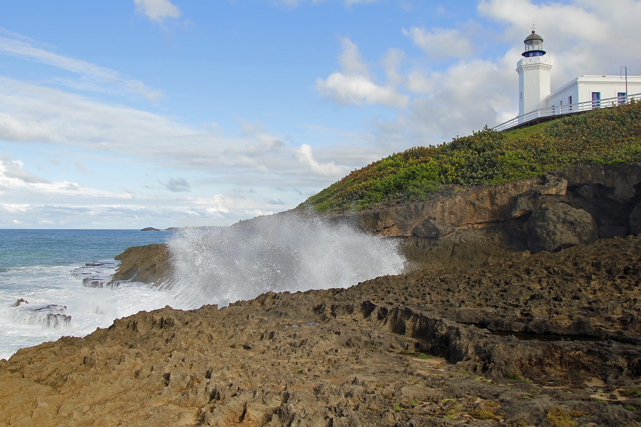 Puerto Rico, El Faro, Švyturys, Kabo, Jūra, Puerto, Rico, Orientyras, Nemokamos Nuotraukos,  Nemokama Licenzija