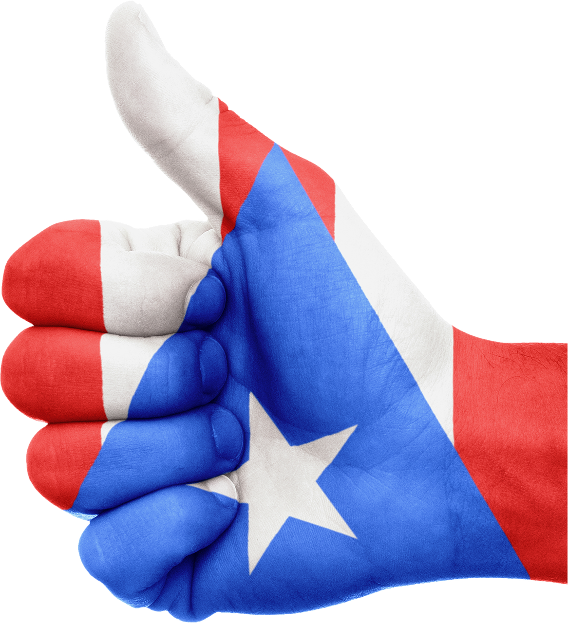 Puerto Rico, Vėliava, Ranka, Pasididžiavimas, Šalis, Patriotizmas, Patriotinis, Amerikietis, Nykščiai Aukštyn, Nemokamos Nuotraukos