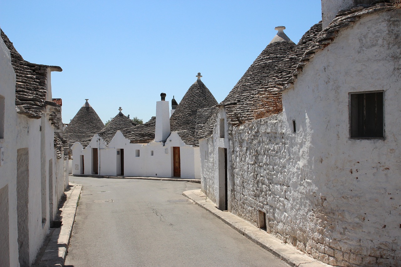 Puglia, Alberobello, Italy, Trulli, Vasara, Apulia, Į Pietus, Istorinis Centras, Šalis, Šventė