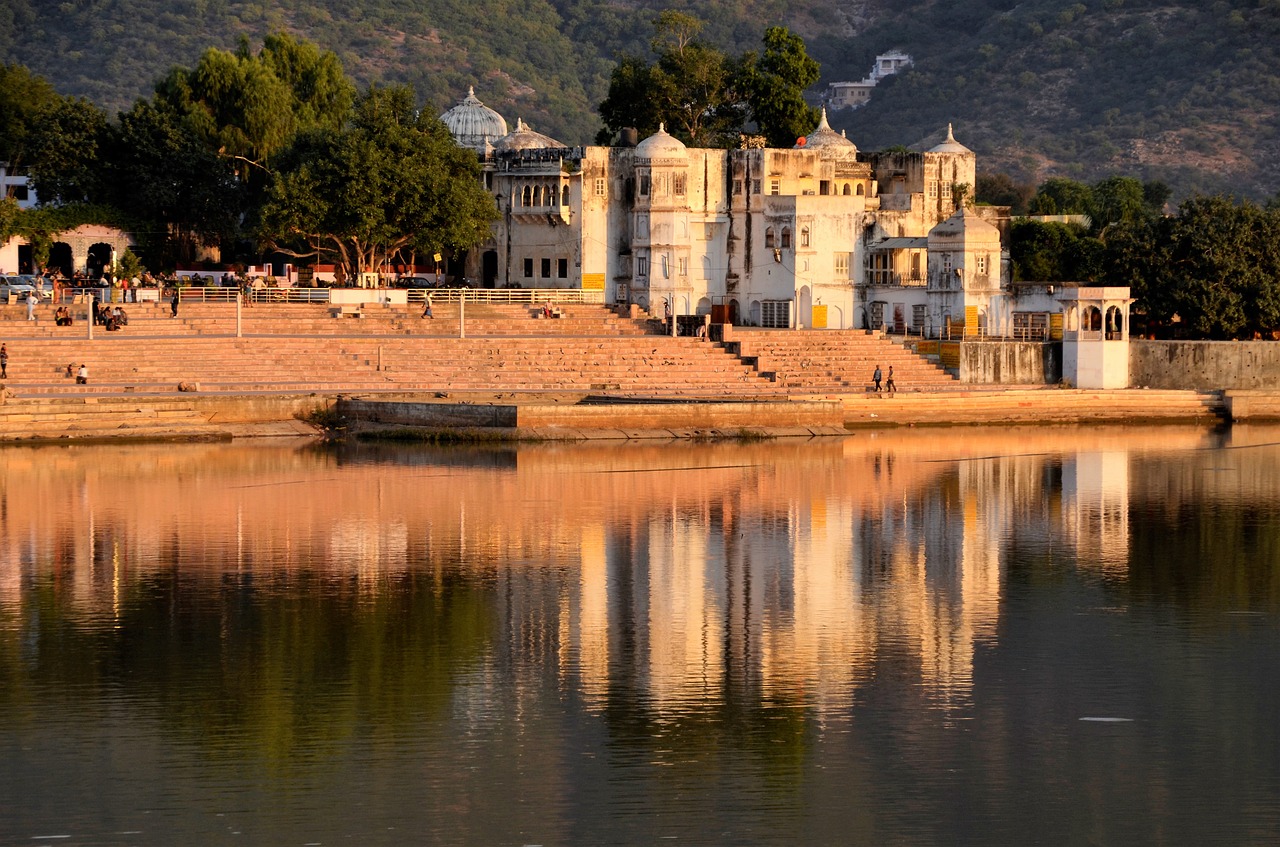 Pushkar, Indija, Ežeras, Istorinis, Pastatas, Architektūra, Atspindys, Nemokamos Nuotraukos,  Nemokama Licenzija