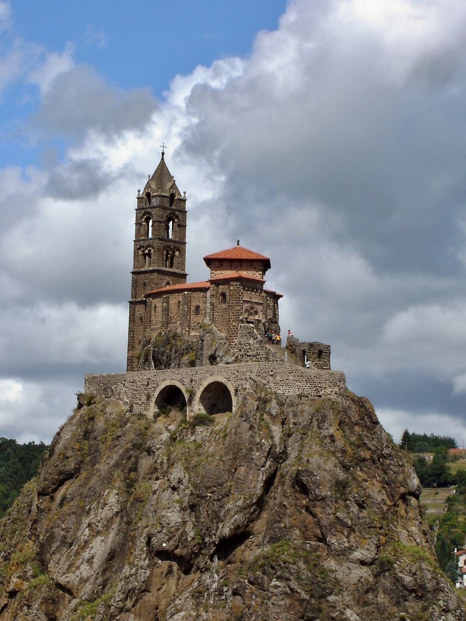 Puy In Velay, Michel Sion Rock, Bažnyčia, Nemokamos Nuotraukos,  Nemokama Licenzija