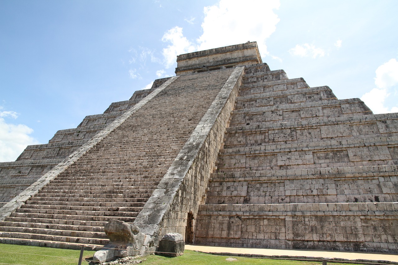 Piramidė, Meksika, Griuvėsiai, Chichen Itza, Mayans, Aztecs, Archeologija, Senovės Laikai, Senas, Paminklai