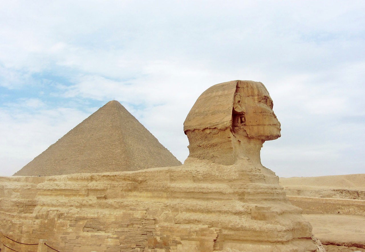 Piramidė, Egiptas, Egyptian, Sfinksas, Piramidės, Akmuo, Paminklas, Senas, Kultūra, Archeologija