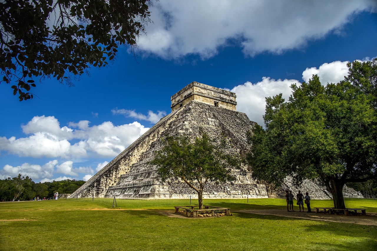Piramidė, Kukulcan, Maya, Meksika, Senovė, Griuvėsiai, Paliktas, Kelionė, Turizmas, Istorinis