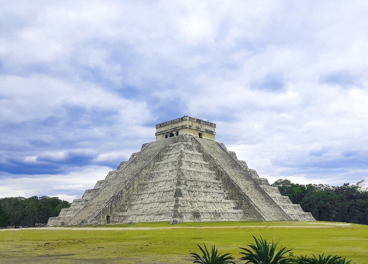 Piramidė,  Kelionė,  Architektūra,  Turizmas,  Metai,  Čičen Ica,  Kankunas,  Maya,  Meksika,  Archeologinė Vietovė