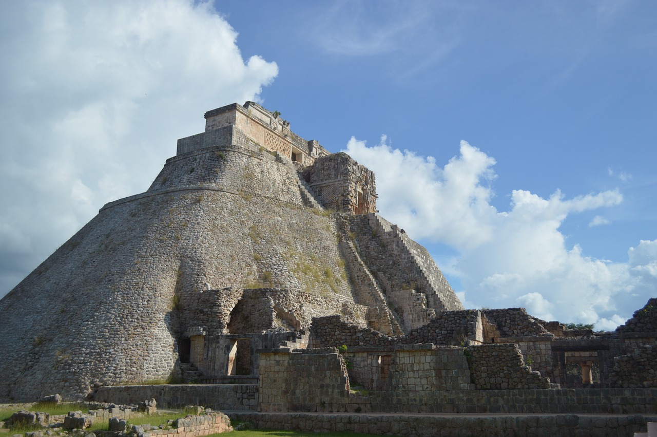 Piramidė, Meksika, Maya, Architektūra, Uxmal, Aztec, Saulė, Turizmas, Cancun, Quintana Roo