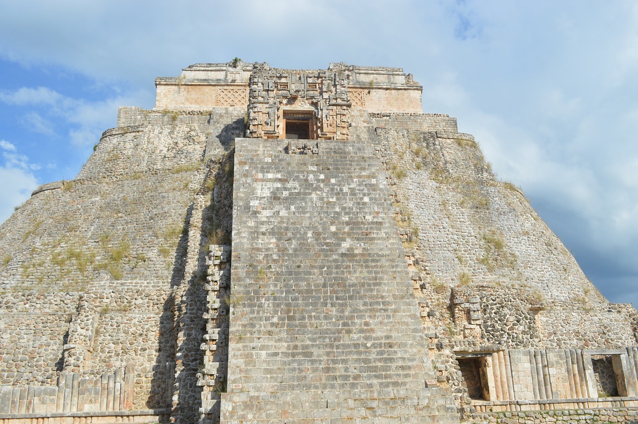 Piramidė, Meksika, Maya, Architektūra, Uxmal, Aztec, Saulė, Turizmas, Cancun, Quintana Roo