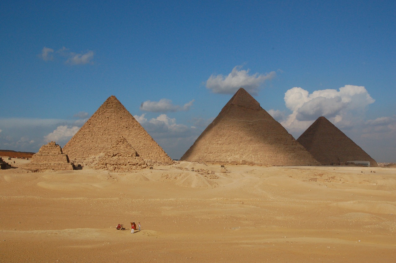 Piramidės, Egiptas, Kairas, Dykuma, Egyptian, Smėlis, Dangus, Nemokamos Nuotraukos,  Nemokama Licenzija