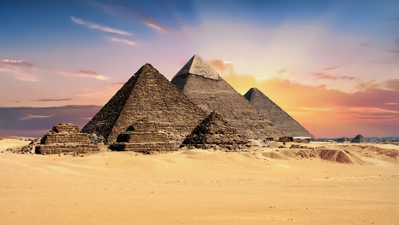 Piramidės, Egiptas, Giza, Archeologija, Paminklas, Architektūra, Senovės, Egyptian, Orientyras, Nemokamos Nuotraukos