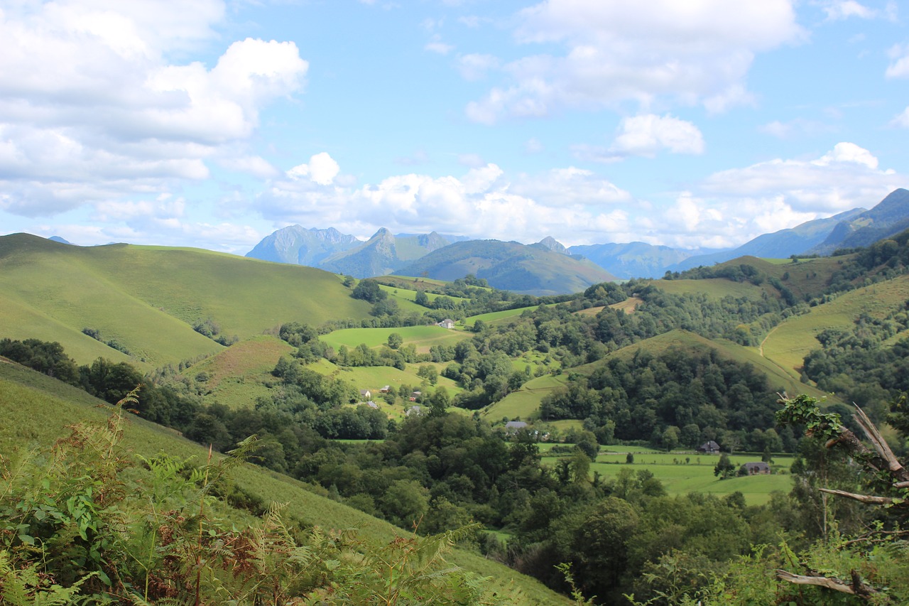 Pirėnai, Kalnas, Lanne En Baretous, Į Pietus, France, Laisva Darbo Vieta, Kraštovaizdis, Gamta, Pyrénées, Debesys