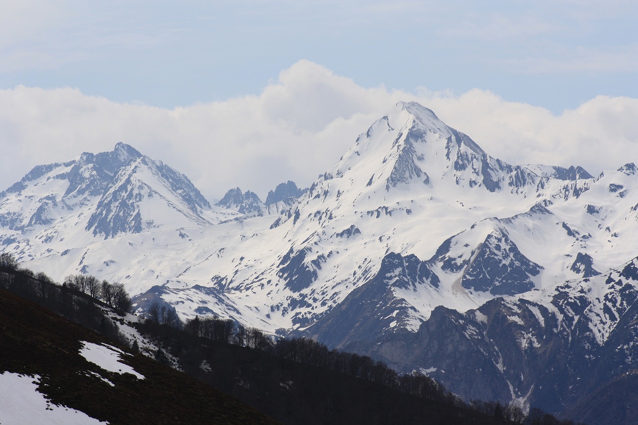 Pirėnai,  Sniegas,  Summit,  Kalnų,  Žiemos,  Pobūdį,  Kaina,  Nevado,  Miškas,  Žygiai