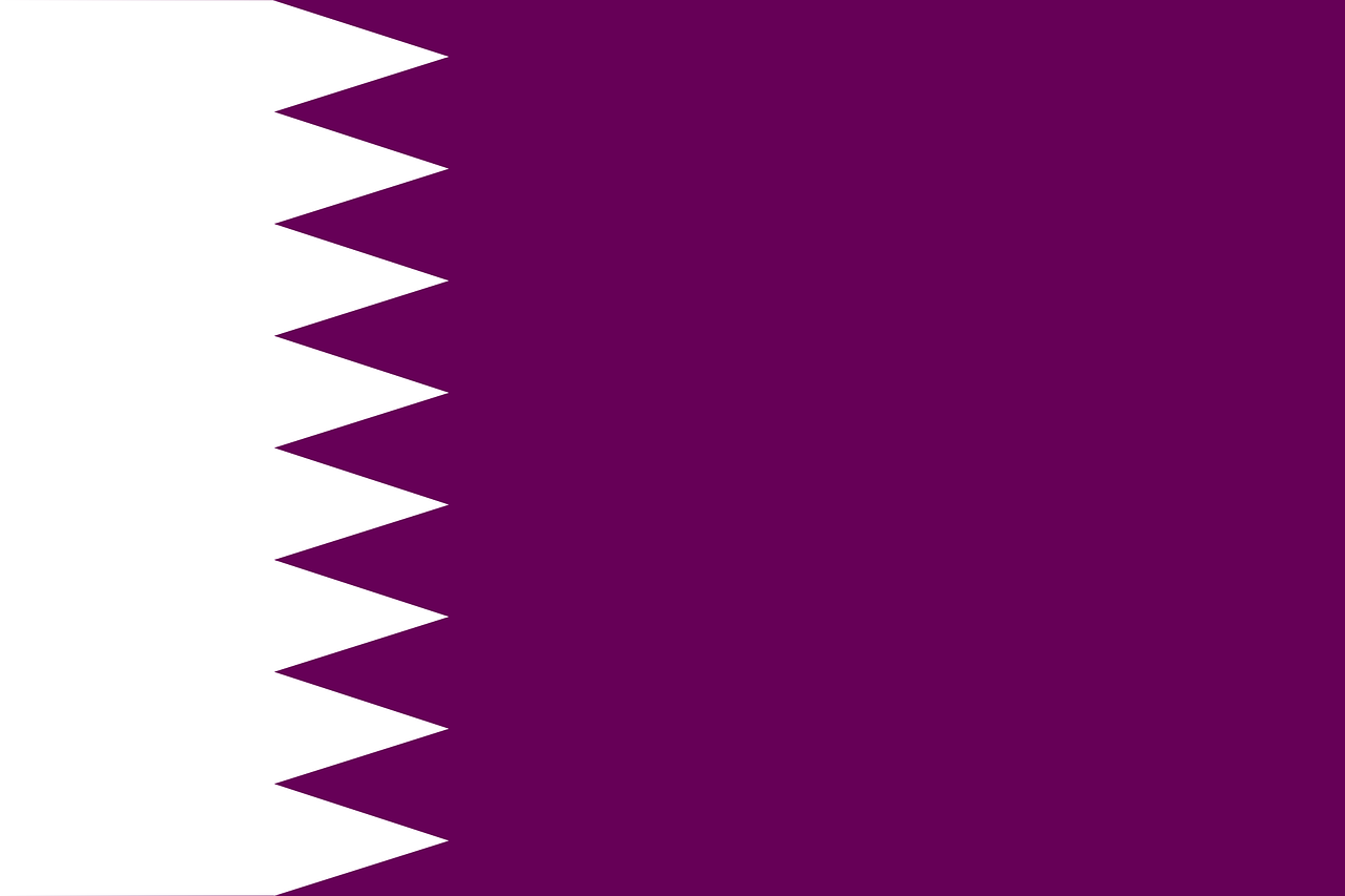Kataras, Vėliava, Nacionalinis, Simbolis, Šalis, Tauta, Qatari, Asija, Nemokama Vektorinė Grafika, Nemokamos Nuotraukos
