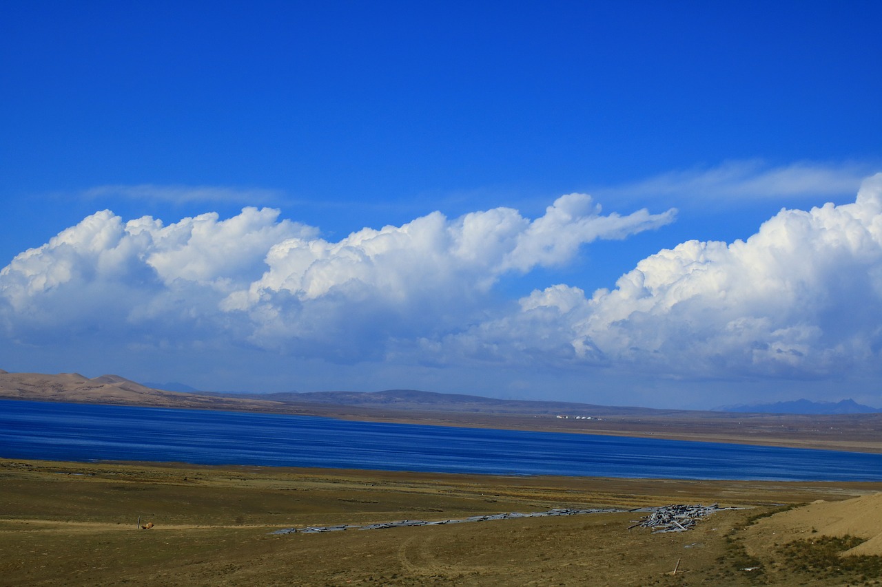 Qinghai, Kraštovaizdis, Mėlynas Dangus, Xiningas, Ežeras, Kinija, Peržiūros, Ruduo, Nemokamos Nuotraukos,  Nemokama Licenzija