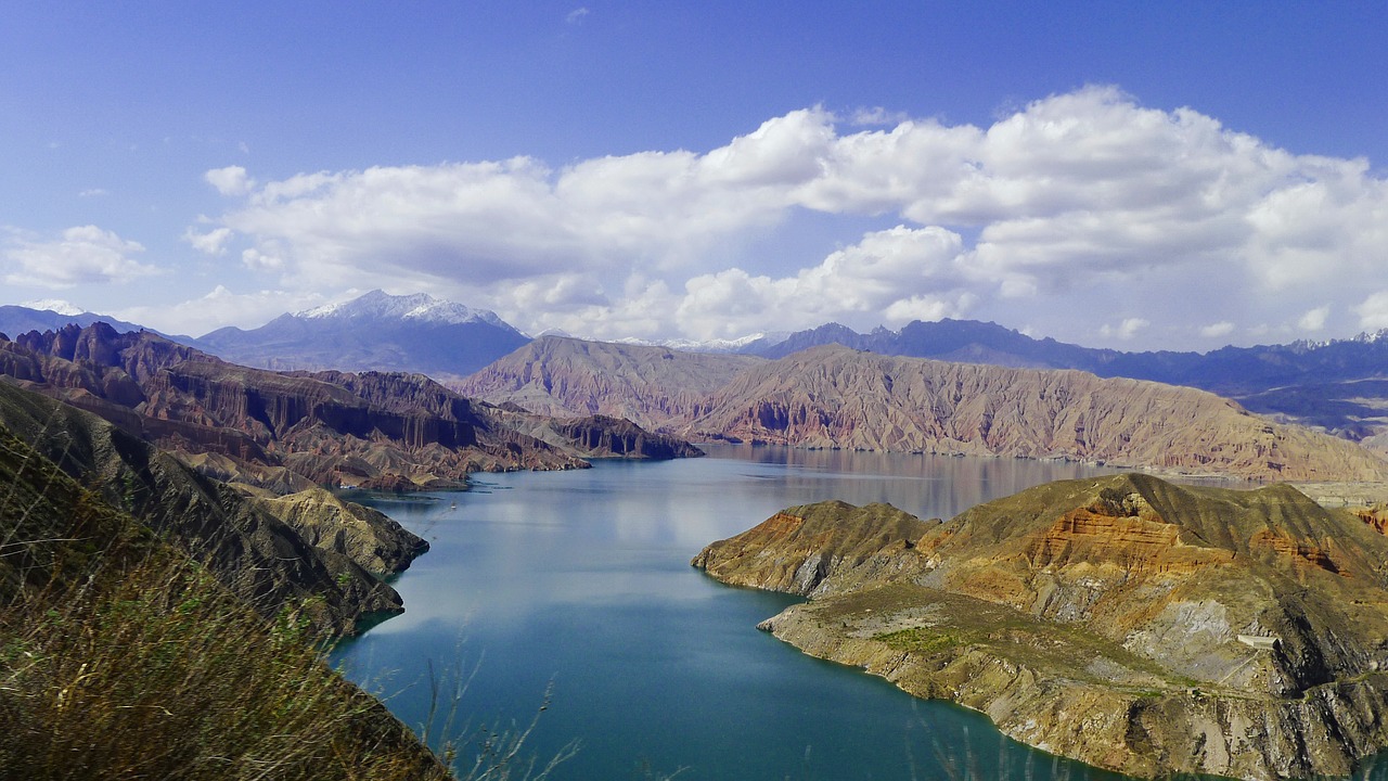 Činghai Provincija, Nacionalinis Parkas, Rezervuaras, Nemokamos Nuotraukos,  Nemokama Licenzija